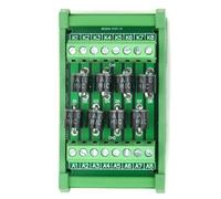 Electronics-Salon DIN Rail Mount 6 Amp 1000V 8 Individual Diode Module, 6A10.