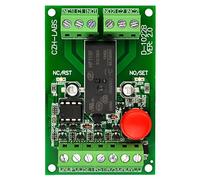 ELECTRONICS-SALON Panel Mount Momentary-Switch/Pulse-Signal Control Latching DPDT Relay Module,12V