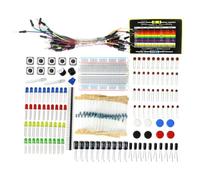 Electronics Starter Kit With 400 Point Breadboard Resistors Capacitors Leds For Arduino Raspberry Pi Diy Projects And Circuit Learning