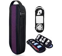 Electronics Travel Organizer for Charger & Laptop Accessories | Small Cable Bag Organiser for Tech Gadgets & Travel Essentials | Tech Pouch & Power Bank Case for Camera Accessories (Bordeaux)