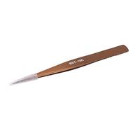 Electronics Tweezers Stainless Steel Industrial Tools Matte Accurate Clamping Comfortable Hard for Photovoltaic Microelectronics Craft Needle Work