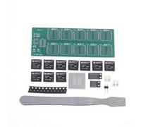 Electronics Welding Practice Board Designed for Chip with Instructional Decimal LED Light Chip Repair Training Set