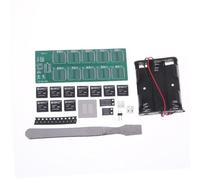 Electronics Welding Practice Board Designed for Chip with Instructional Decimal LED Light Soldering Training