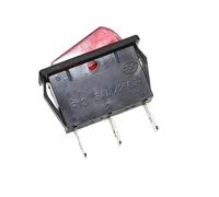 ElectronicSwitch 1PC R12 boat switch 3 pin 2 speed red light 16A250V wok switch 31 * 14mm