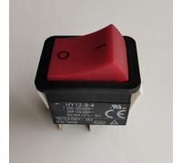 ElectronicSwitch 1Piece HY12-9-4 20A 125/250V 2HP 125/250V 4Pins ON-OFF Rocker Switch(Red)