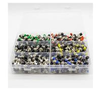 ElectronicSwitch 300pcs 7mm Momentary Push button Switch Press the reset switch Momentary On Off Push Button Switch Normally Open NO