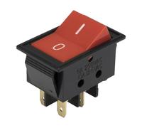 ElectronicSwitch 5pcs KCD4-201-10 perforate 24 x 35 mm 4 pin ON - OFF boat rocker switch power HJ3-10/2
