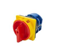 ElectronicSwitch 690V 63A Padlock Changeover Rotary Cam Switch ON/OFF 2 Position 1 Pole Emergency Stop LW26GS-63/1 YMW26