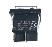 ElectronicSwitch HY12-9-7 On Off Waterproof Rocker Pushbutton Switches for Tools 4Pins