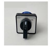 ElectronicSwitch LW26-20/1 LW28 YMW26 ON/OFF 2 Position 2 Poles 4 Terminals Silver CA-10 440V Ui 690V 20A Rotary Cam Switch(OFF-ON)