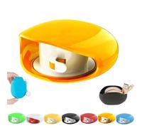 Electronw Automatic Cord Reel, 2026 New Retractable Recovery Cord Reel, Wire Collection Organizer, for Phone Travel Car Reader USB Home Tablet Earbuds Chargers Cable (Orange)