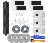 Electropan Replacement Parts for ECOVACS Deebot T20 omni Vacuum Cleaner Roller/Side Brush Filter Dust Bag Mop Cloth, T20-KIT