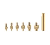 Electroplated Earth Clip Brass Hot Melt Insert Nuts Pack of 2 M2-M6 for 3D Printer(OneSize)