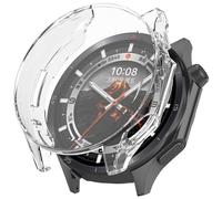 Electroplated Full Cover TPU Protective Case for OnePlus Watch 3 43 mm Transparent