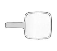 Electroplated Makeup Mirrour Vanity Handheld Hand With Handle Water Ripples Cosmetic Hand