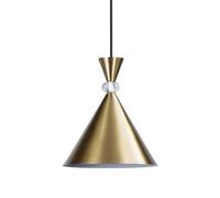 Electroplated Metal Hanging Lamp Shade, Amen Modern Style Pendant Light, E27 Screw Single Head Lighting Ceiling Lamp,Bar Shopping Mall Clothing Store