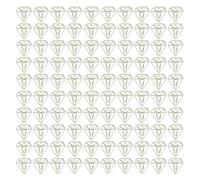 Electroplated Paper Clips, Non-Slip Anti-Rust Metallic Decorative Clips with Storage Box, Cute Diamond Shapes for Home, Office, School & DIY Craft