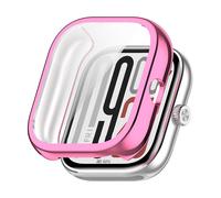 (Electroplating Pink) Watch Case for Redmi Watch5/Watch5 eSIM TPU Full Cover Plating Case Protective Case Accessories