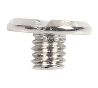 ELECTROPRIME 10 Sets Leather Belt 5 x 6 mm Silver Screw Binding P5E5