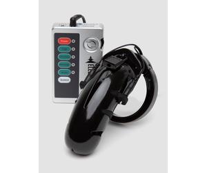 ElectroShock Electrostim Chastity Cage - Black Black
