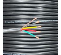 electrosmart 10m 5 Core Copper Cable Car Van Trailer Tail LED Lighting Wire Caravan 11A 12v 24v