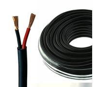 electrosmart 2 Core Round Wall Twin Red/Black Copper 12V Flex Electrical Automotive Auto Boat Car Cable Wire (2mm / 25A, 5m)