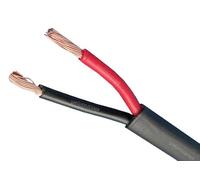 electrosmart 2 Core Twin Red/Black Copper Automotive Auto Cable Wire 2 x 0.75mm Thin Wall Flat Stranded 12V 24V 14 Amp (50m)
