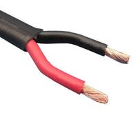 electrosmart 2 Core Twin Red/Black Copper Heavy Duty Automotive Auto Boat Marine Cable Wire 2 x 3mm Thin Wall Flat Stranded 12V 24V 33 Amp (5m)