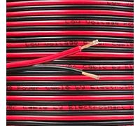 electrosmart 25m 11A 0.5mm2 Copper 12v Low Voltage Power Cable 2 Core Red and Black for LED Lights Car Boat Auto Wire