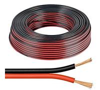 electrosmart 5m Red/Black 2 x 0.50mm Speaker Cable - Car Audio & Home HiFi