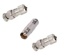 electrosmart® CCTV Coax Cable Splicing Kit - Includes 2x Easy Fit BNC Connectors & 1x Coupler