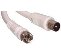 electrosmart F Plug to Male Coax Plug RG59/U Flylead/Patch Lead/Cable - Length 3m