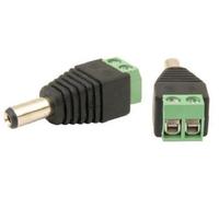 electrosmart Pack of 4 DC 12V Power Jack Male plug Adaptor/Connector 2.1mm for CCTV Camera Cable