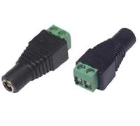 electrosmart Pack of 4 DC 12V Power Jack Socket Adaptor/Connector 2.1mm for CCTV Camera Cable