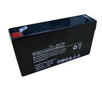 electrosmart Sealed Rechargeable Lead Acid Battery 6v 1.2Ah / 1200mAh - Dimensions: 97mm x 24mm x 53mm