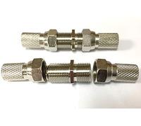 electrosmart Splicing Kit suitable for joining or extending Satellite & Cable TV CT100, RG6 Coax Cables. Kit contains 4 x Screw on F Connectors (internal diameter 6.4mm) & 2 F Inline Couplers