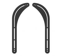electrosmart Universal Sound Bar Speaker Bracket/Mount/Holder - Fix Soundbar Above or Below your TV VESA