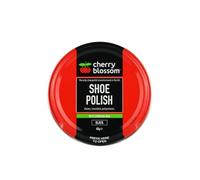 ELECTROSQUARE CHERRY BLOSSOM Black Shoe Polish Tin 40g | Classic Wax Polish for Leather Shoes Restores Shine & Color Long Lasting Protection Easy Application