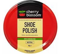 ELECTROSQUARE Cherry Blossom Shoe Polish Shines, Nourishes & Protects With Carnauba Wax Available In All Styles Preventing Footwear From Cracking Available In All Traditional Colours (NEUTRAL)