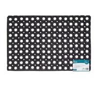 ELECTROSQUARE Rondo Outdoor Boot Scraper Rubber Door Mat Patio Doorway Non Slip Mat 40 x 60cm
