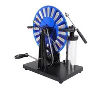 Electrostatic Induction Motor Hand Crank Static Electricity Generator PVC High Voltage Spark Discharge Science Experiment Tool for Physics Classroom Lab Demonstration