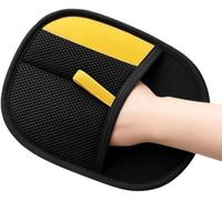 Electrostatic Pet Hair Removal Glove, Reusable Washable Magic Fur Remover Mitt, Multi-Surface Deshedding Brush for Cats Dogs, Efficient Lint Cleaner for Clothes Couch Car Carpet Furniture | Electrostatic pet hair removal glove, reusable multi-surface deshedding mitt, removes cat dog fur for furniture clothes clean