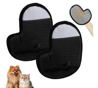 Electrostatic Pet Hair Removal Gloves, Reusable Pet Hair Remover Glove for Cats & Dogs, Brush Static Grooming Gloves for Couch, Furniture, Carpet, Car Seat, Curtain (2 PCS)
