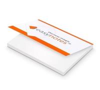 Electrostatic Self-Adhesive Note Paper, White, 100 x 70 mm, 100 Sheets Notebook, Sticks to All Surfaces without Magnets, Pins or Adhesive, Large Static Sticky Notes