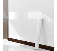 Electrostatic Wall Protective Film - Clear Plastic Static Cling Protector Film Removable Contact Paper, Non Adhesive Washable Protector Film Sticker for Wall, Cupboard, Dogs,Cats,Trash Can (40X500cm)