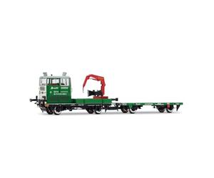 Electrotren HE2011D ADIF, maintenance vehicle KLV 53, green livery, ep. VI, with DCC decoder Locomotive - Diesel