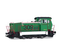 Electrotren HE2027S ADIF, diesel locomotive class 309, green/white, ep. VI, with DCC sound decoder Diesel Locomotive