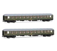 Electrotren HE4036 RENFE, 2-unit pack BBL-8100 couchette coaches, olive green, ep. IV Passenger Coaches