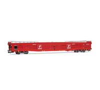 Electrotren HE4044 RENFE, DDMA autotransporter wagon, "Pecovasa" red livery, period V Railway 1 x Coach