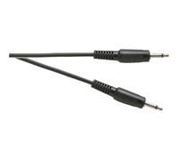 Electrovision 1.2M 3.5Mm Mono Jack Plug To 3.5Mm Mono Jack Plug Lead in Black Electrovision Black